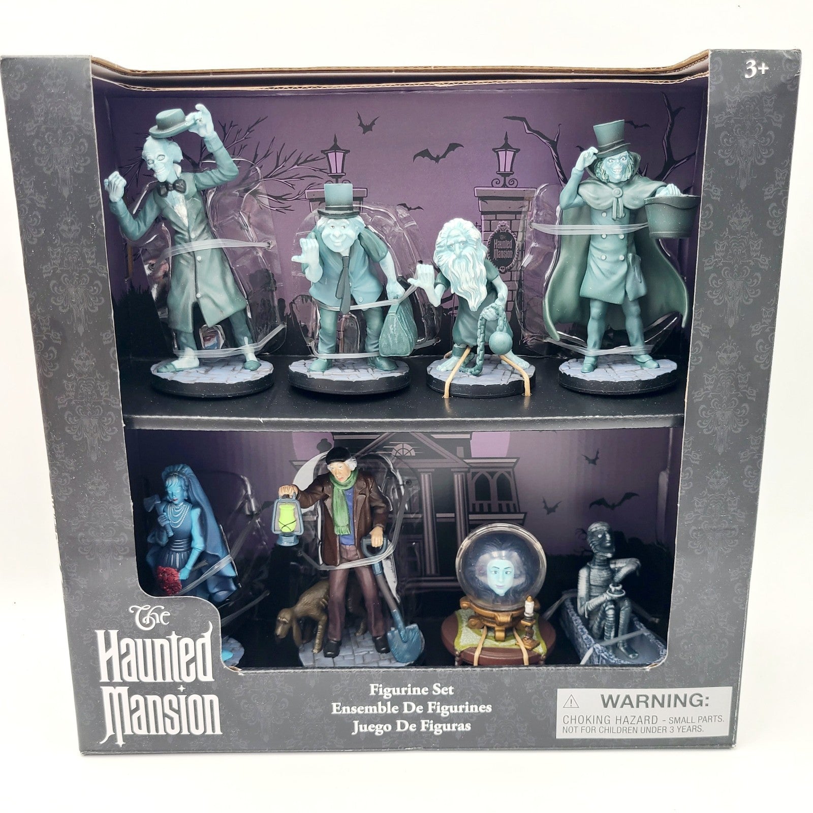 Disney Parks Haunted Mansion Figurine Play Set Cake Toppers Hatbox Bride Ghosts