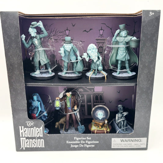 Disney Parks Haunted Mansion Figurine Play Set Cake Toppers Hatbox Bride Ghosts