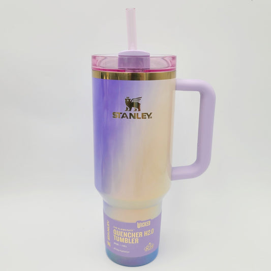 Universal Studios Wicked For Good Glinda Stanley 40oz Quencher H2.0 Tumbler Flow