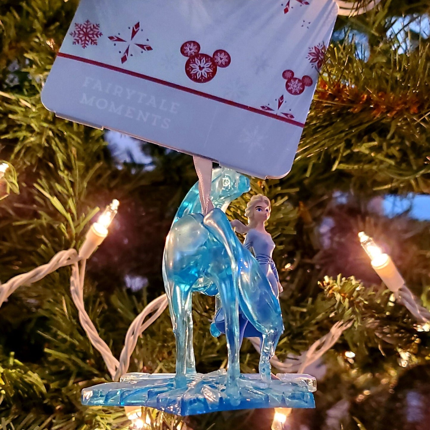 Disney Parks Elsa and Nokk Ornament Fairytale Moments Sketchbook Ornament-Frozen