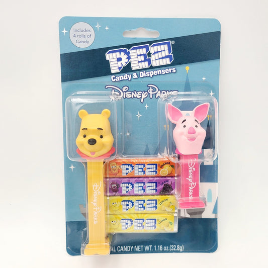 2026 Disney Parks Pez Candy Dispenser Winnie The Pooh & Piglet 2 Piece Set New