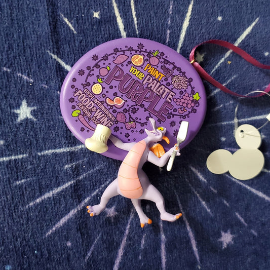 2022 Disney Parks EPCOT International Food Wine Festival Chef Figment Ornament
