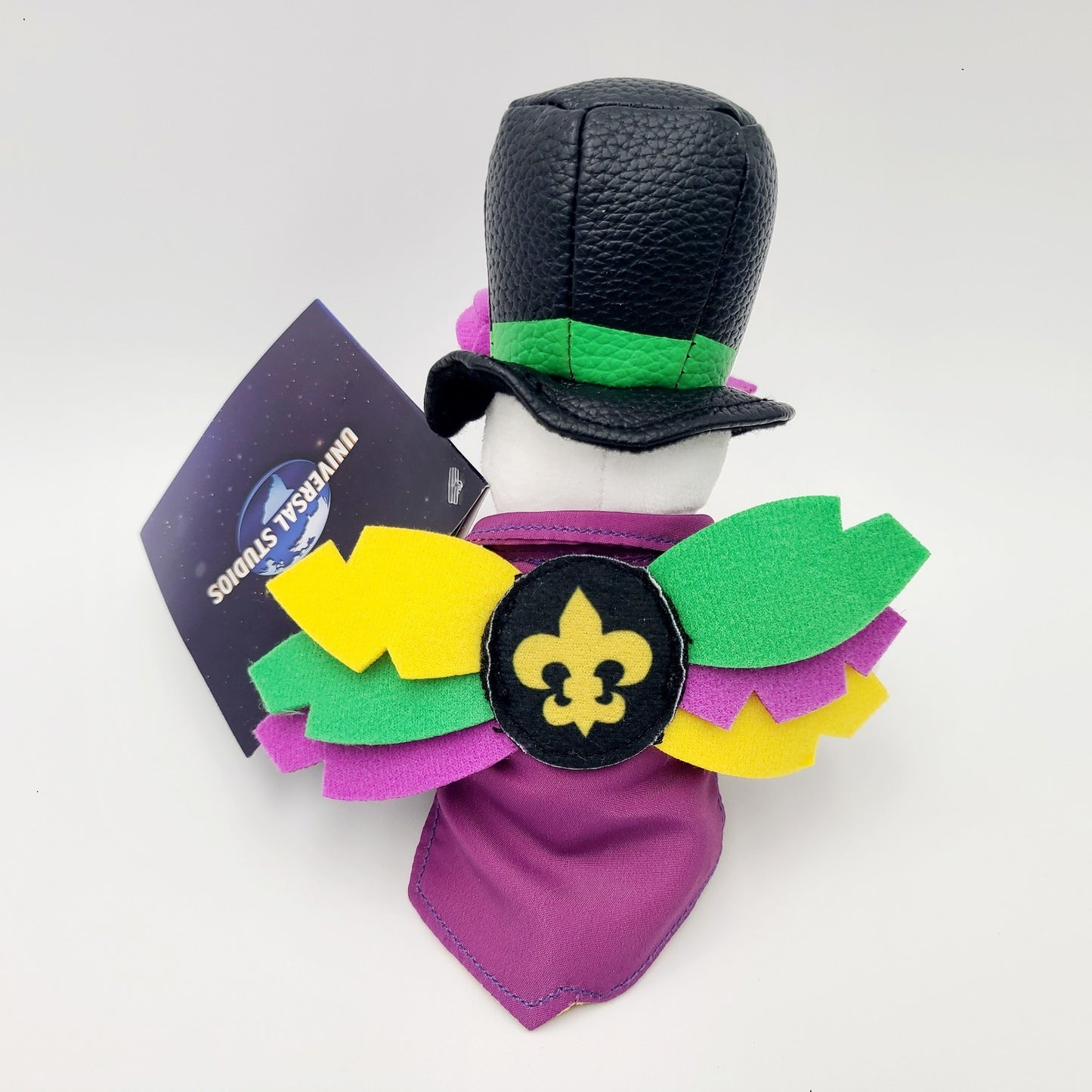 (1) Universal Studios 2026 Mardi Gras Baron Tonton Skeleton Shoulder Pal Plush