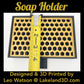 Soap Holder w/ Spout 3D Printed Black & Gold Decor Gift Decoration Lakeland3D