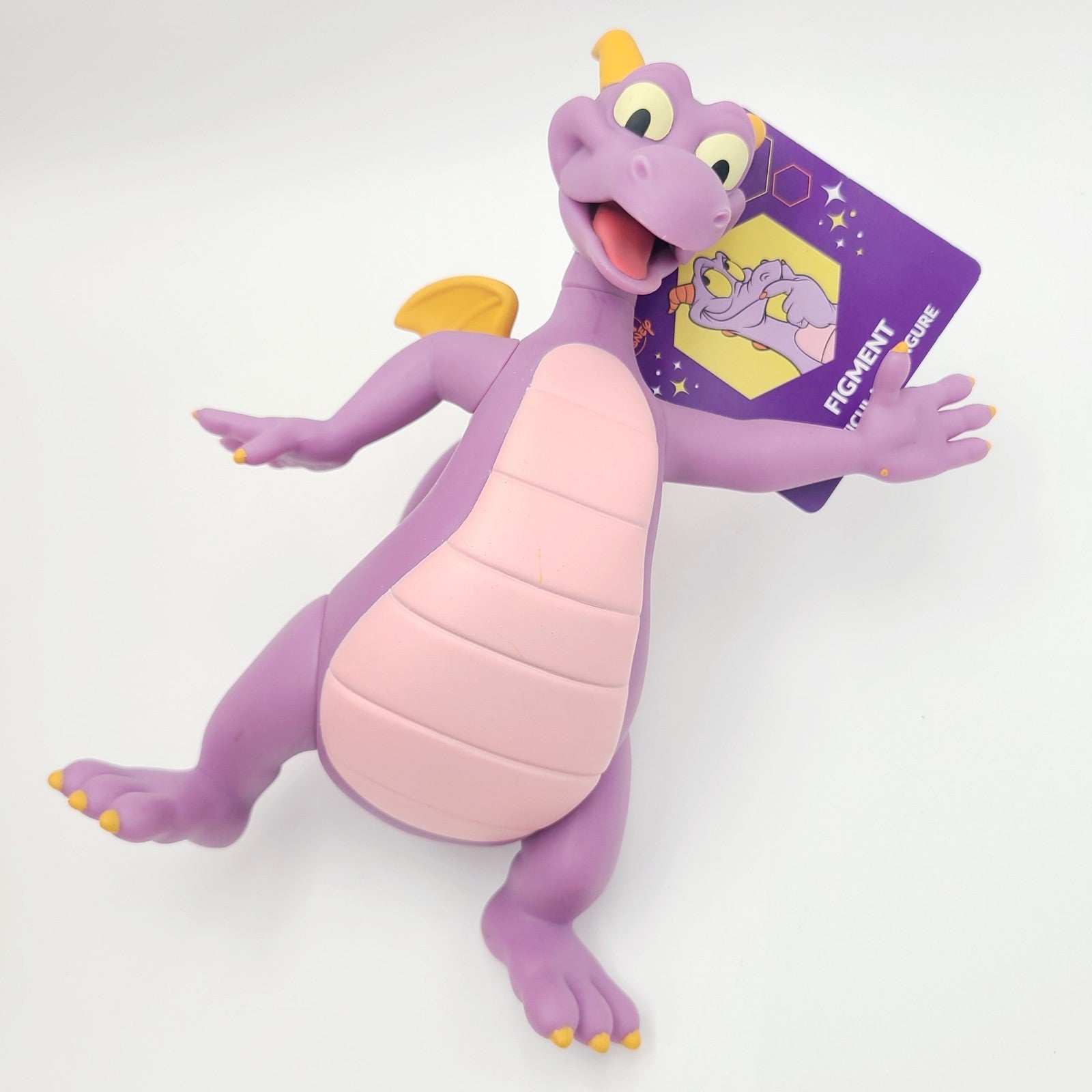 2025 Walt Disney World Parks Figment Epcot Center Articulated Plastic Figure 7”