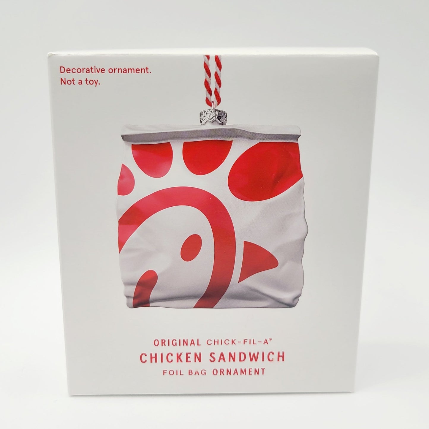 Chick-fil-A Original Chicken Sandwich Bag Holiday Ornament 2025 LIMITED EDITION