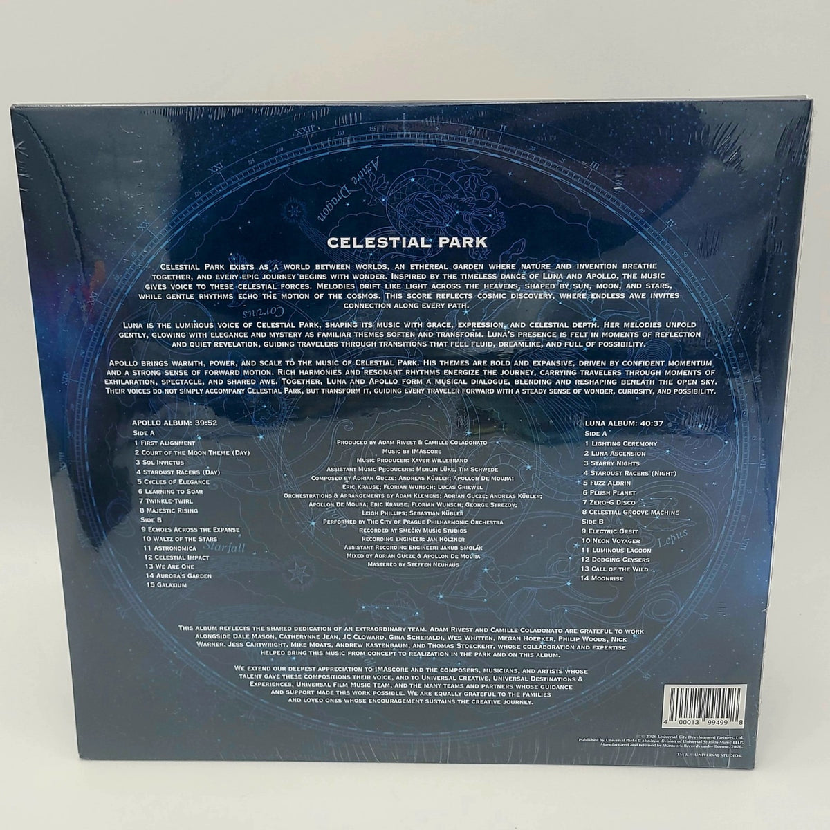 IN HAND Universal Epic Universe Celestial Park One Year Exclusive Vinyl Record