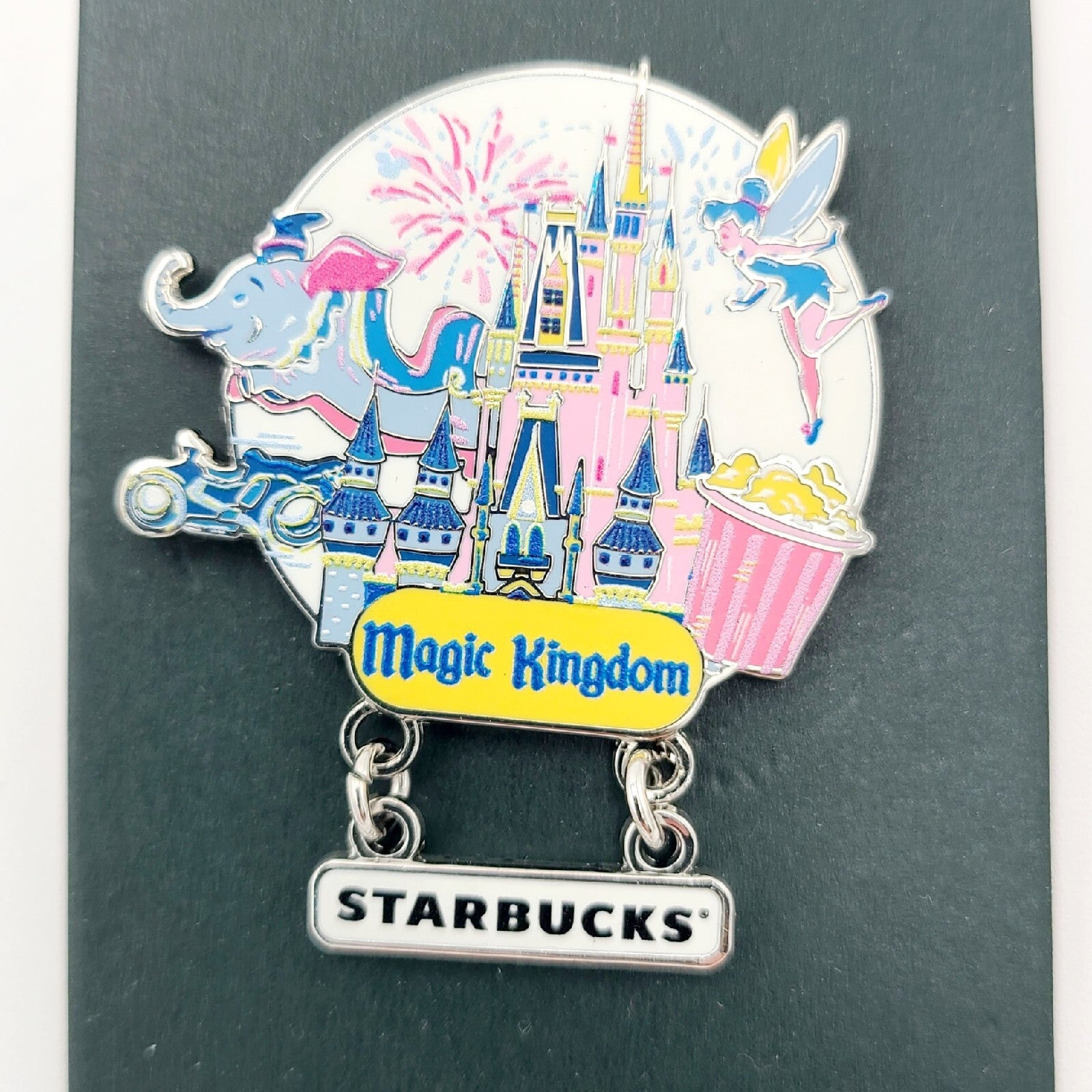 NEW Walt Disney World Parks Starbucks Discovery Series Magic Kingdom Pin 2024