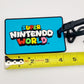 *Blue Luggage Tag* Universal Studios Orlando EPIC Super Nintendo World ID Holder