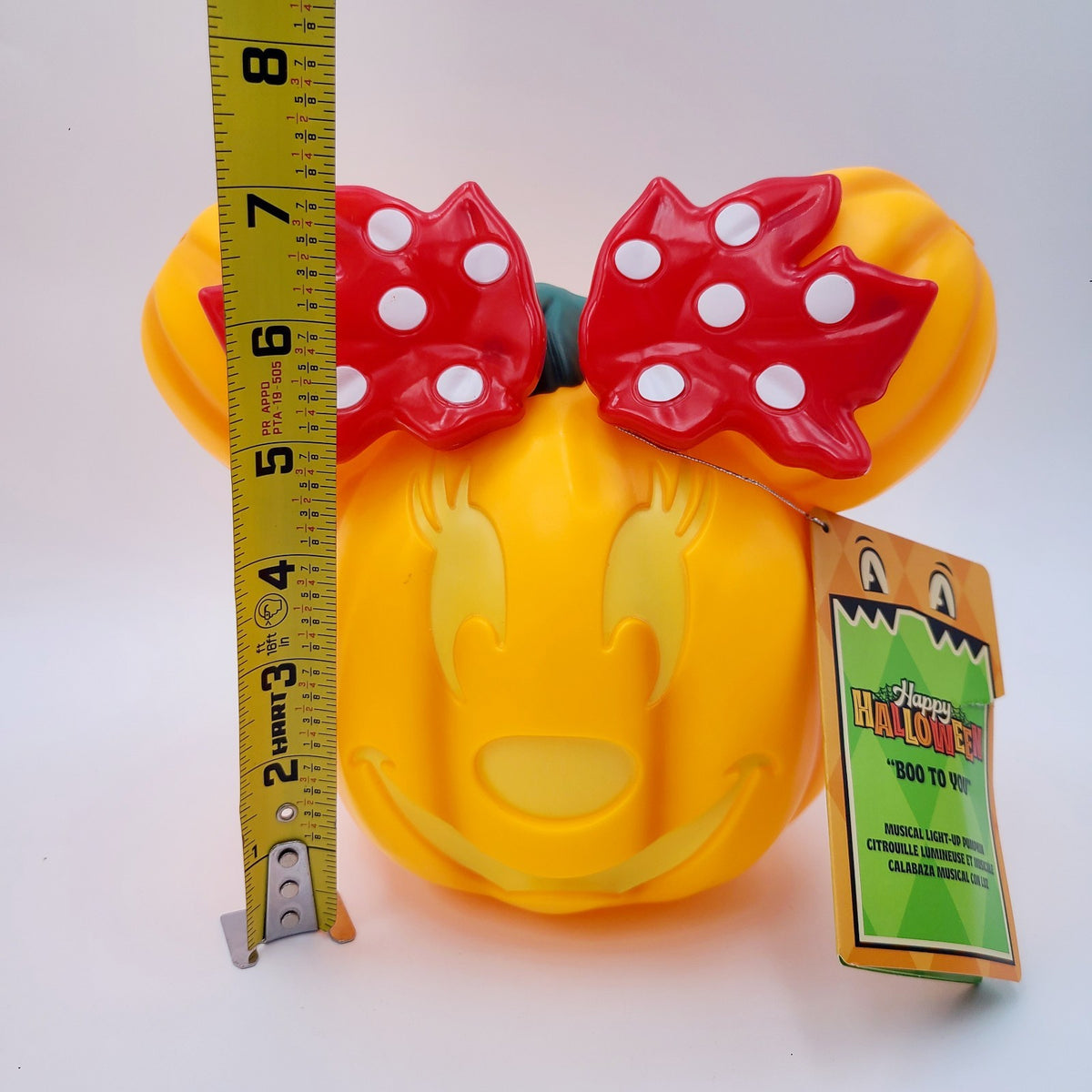 *Mickey & Minnie* 2026 Disney Park Halloween Light-Up Pumpkin Singing Boo To You