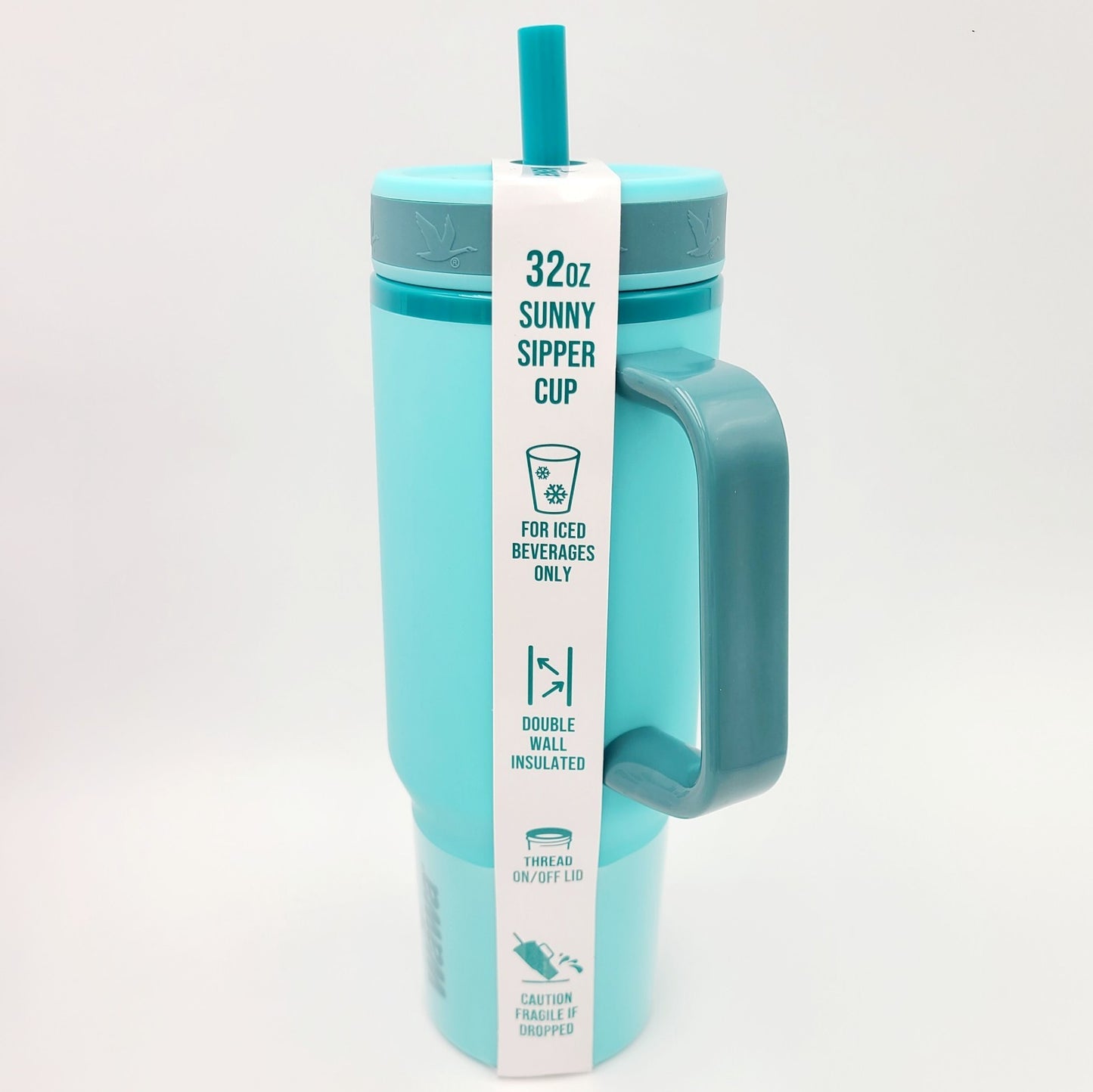 *Set of 4* Wawa Tumbler Mug w/Handle 32 Oz ICED BEVERAGE Teal Pink Purple Yellow