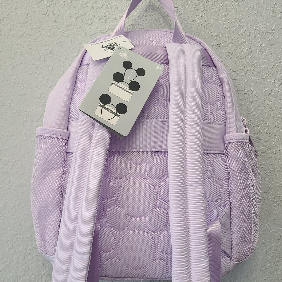 2026 Disney Parks Halloween Minnie Ghost Hey Boo Pastel Purple Mini Backpack NWT