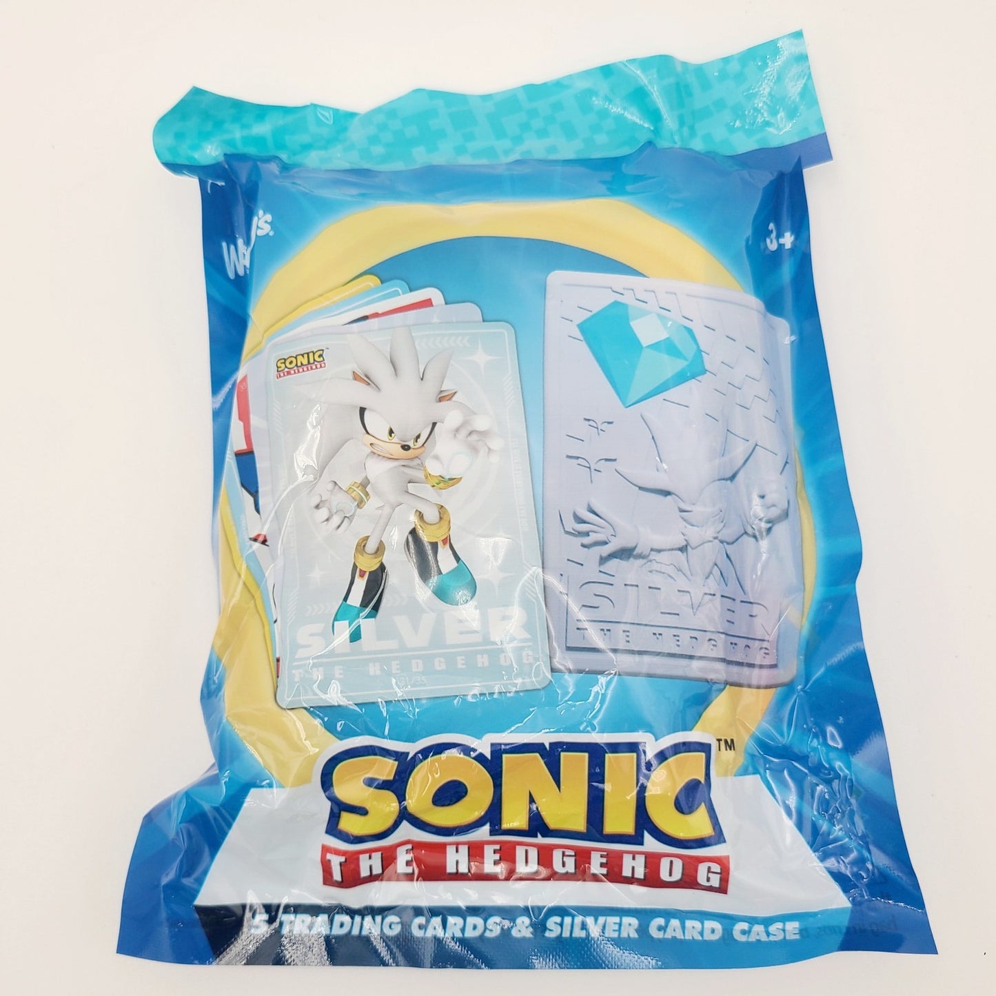 SEALED 2026 Wendys Sonic the Hedgehog Silver 5 Trading Card Set & Case Wendy's