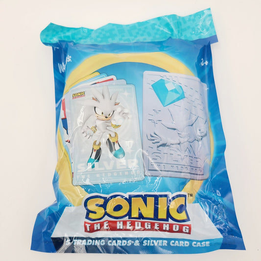 SEALED 2026 Wendys Sonic the Hedgehog Silver 5 Trading Card Set & Case Wendy's