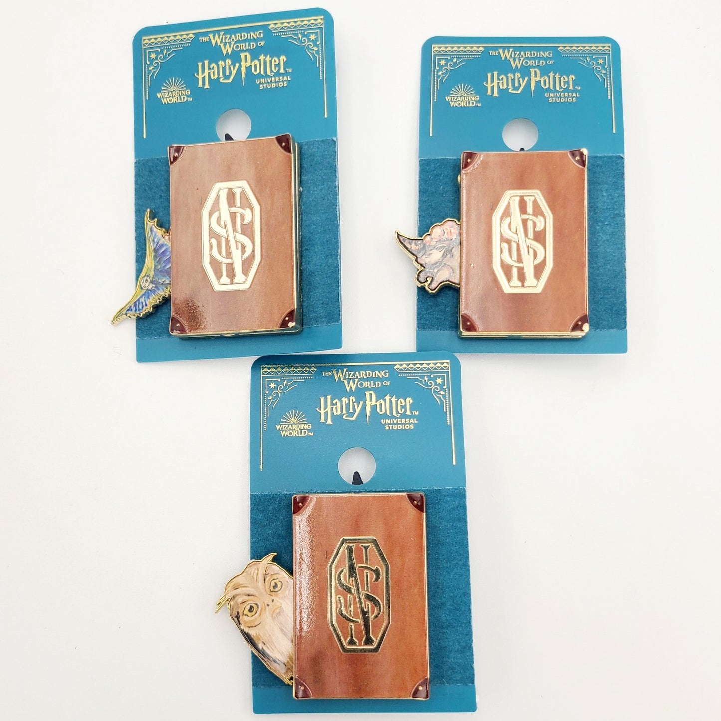 *3 Pin Set* Universal Epic Universe Fantastic Beasts Newt Briefcase Pins Niffler