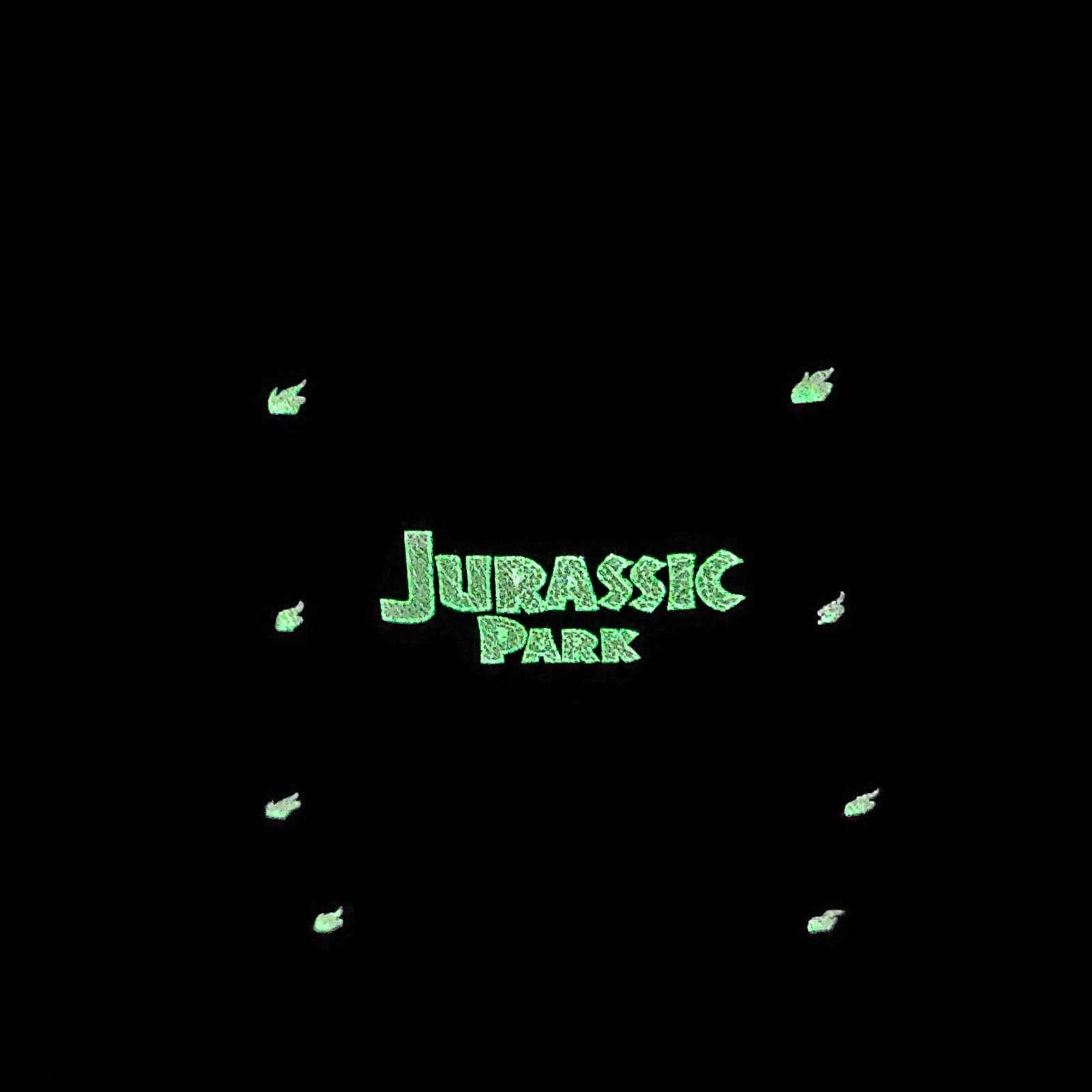 Universal Studios Jurassic Park Loungefly Backpack Gates Open Close T Rex GITD