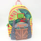 Universal Studios Jurassic Park Loungefly Backpack Gates Open Close T Rex GITD