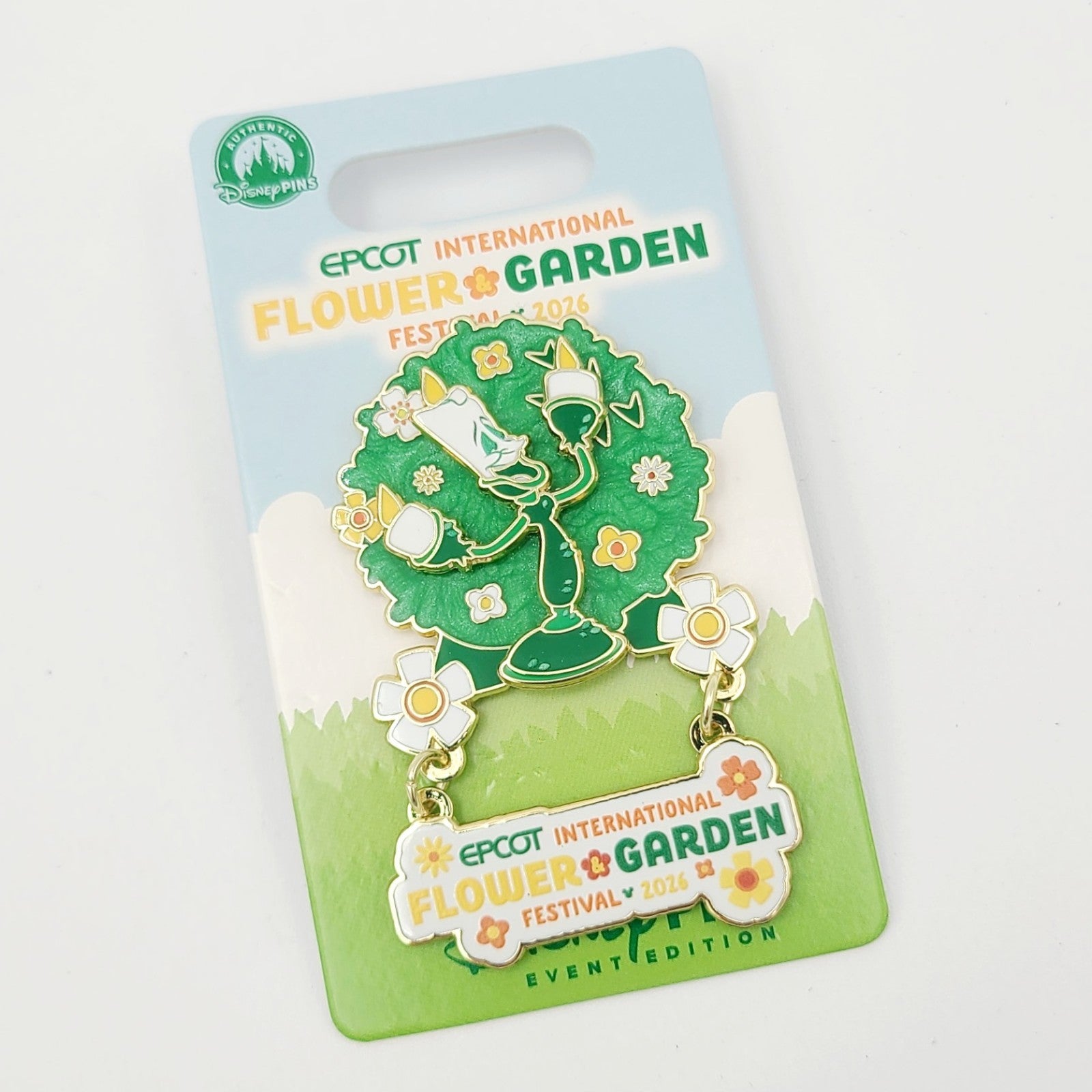 *4 Pin SET* 2026 Disney Parks Epcot Flower & Garden Figment Topiary LE EE 5000