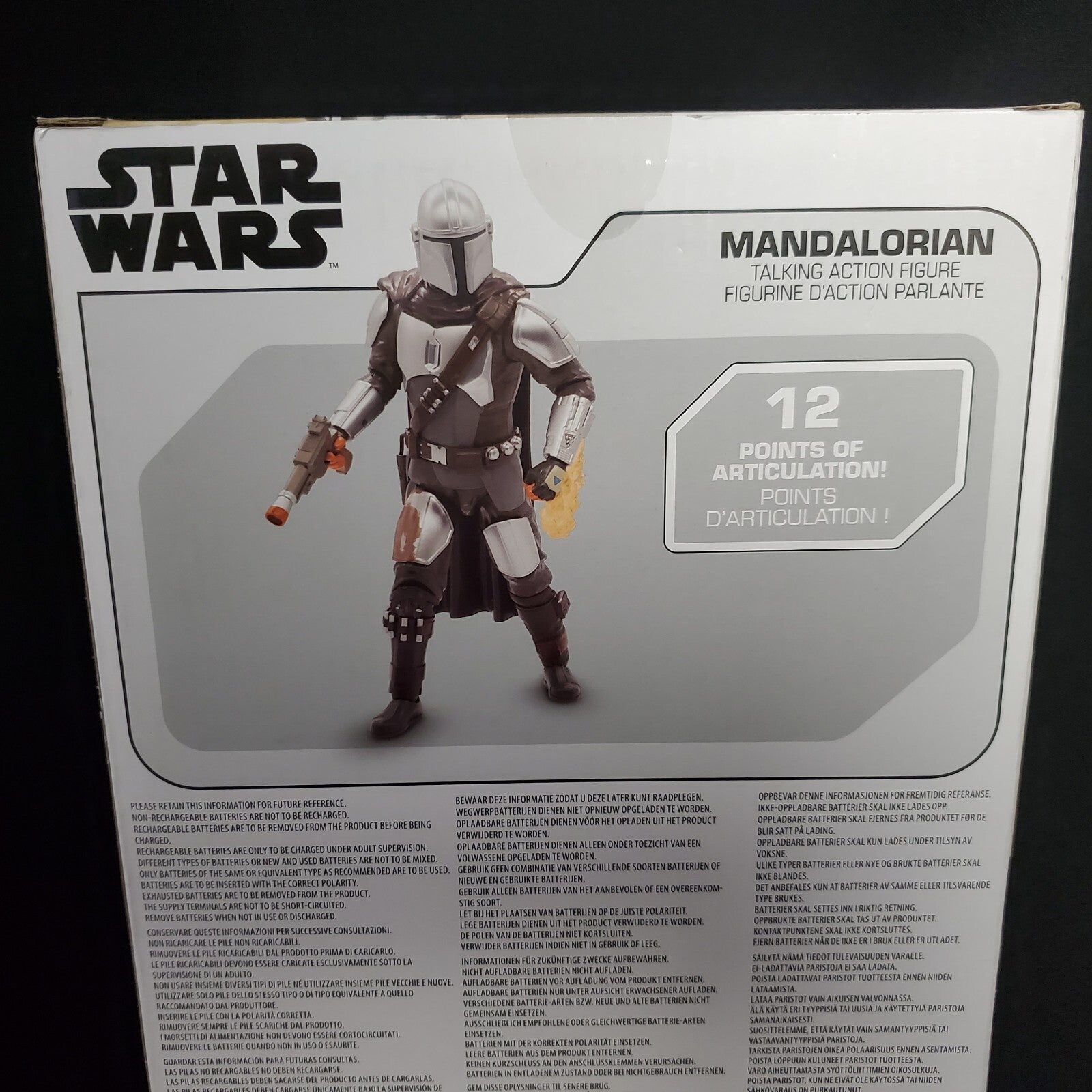Star Wars Mandalorian 13.5" Inch Talking Action Figure Disney Store Exclusive