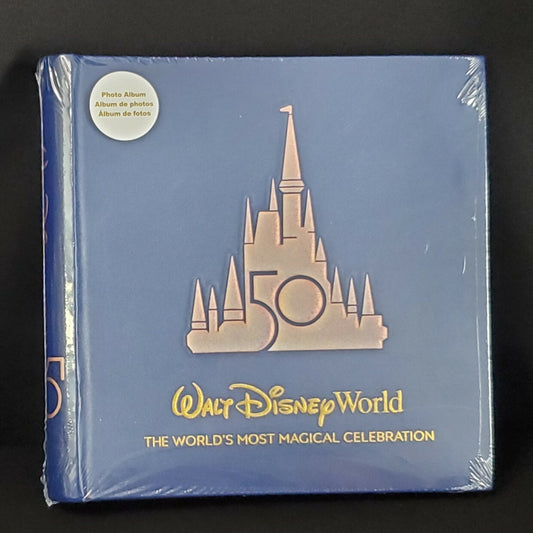 2021 Walt Disney World Parks 50th Anniversary Castle Photo Album Walt Mickey New