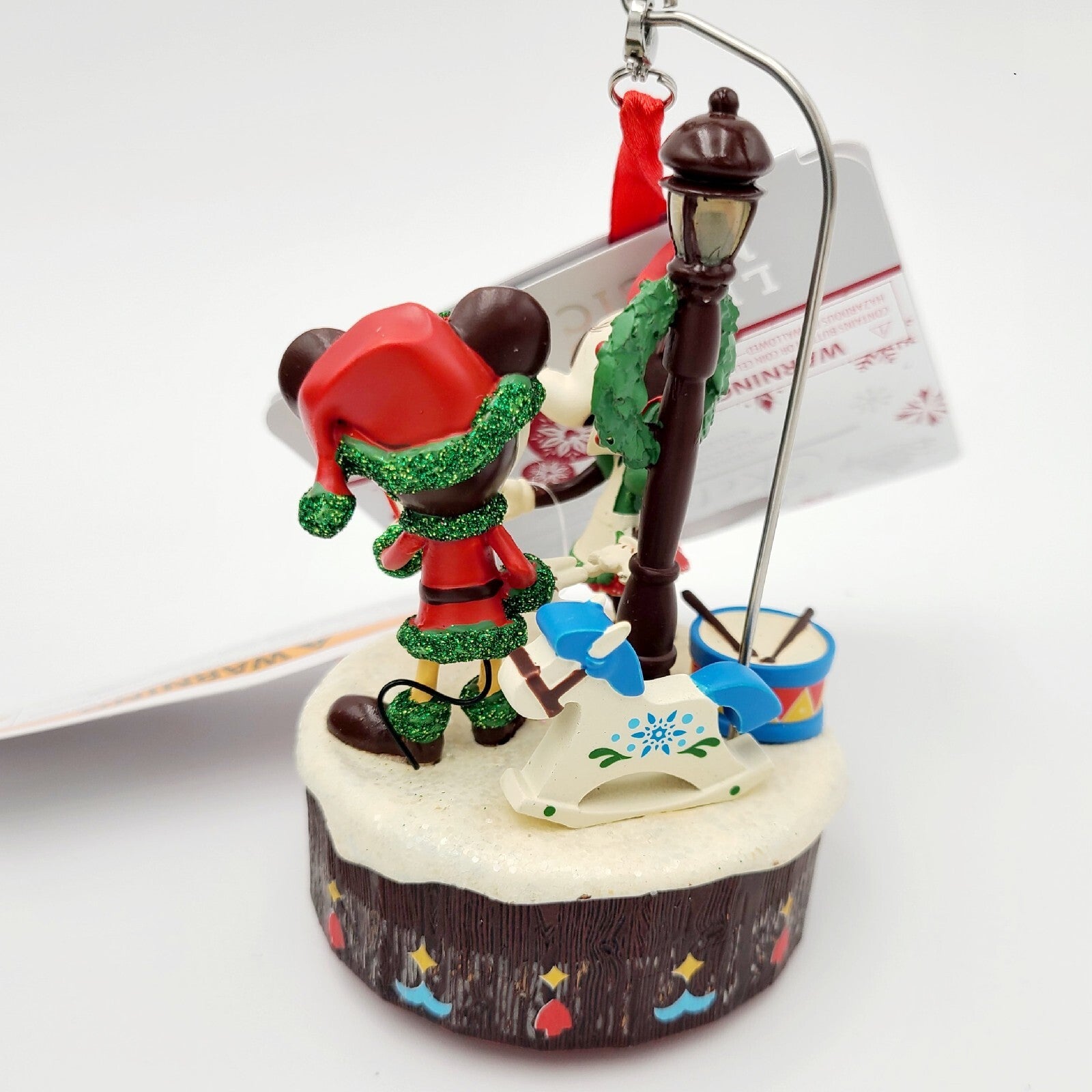 Disney Parks EPCOT World Showcase Germany Mickey & Minnie Ornament Lamp Post NEW