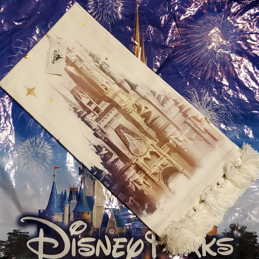 2021 Walt Disney World Park 50th Anniversary Castle Kitchen Hand Towel WDW NEW