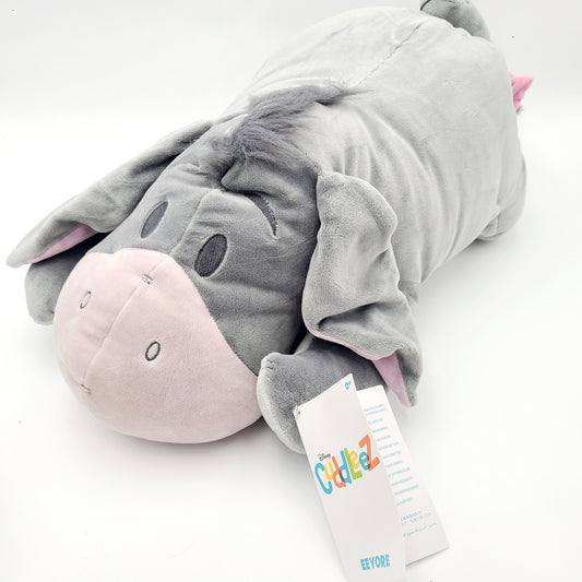 Disney Park Winnie Pooh Eeyore Cuddleez Large 24” Soft Plush Toy Stuffed Animal 