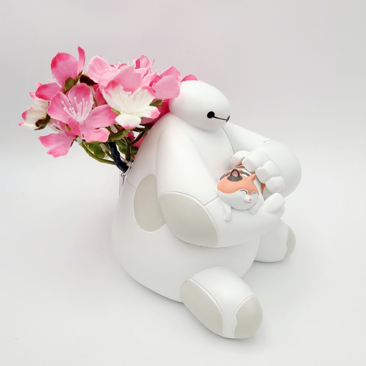NEW Walt Disney World Parks Big Hero Six Baymax Artificial Potted Plant Flowers