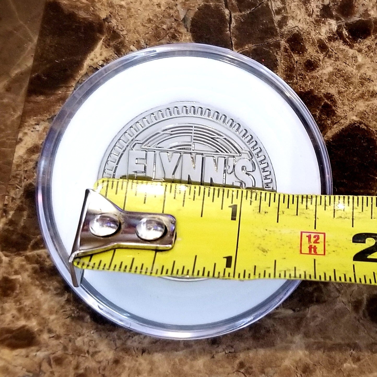 Tron Lightcycle Grid Coin Disney Park Flynns Arcade Silver Color Metal Medallion