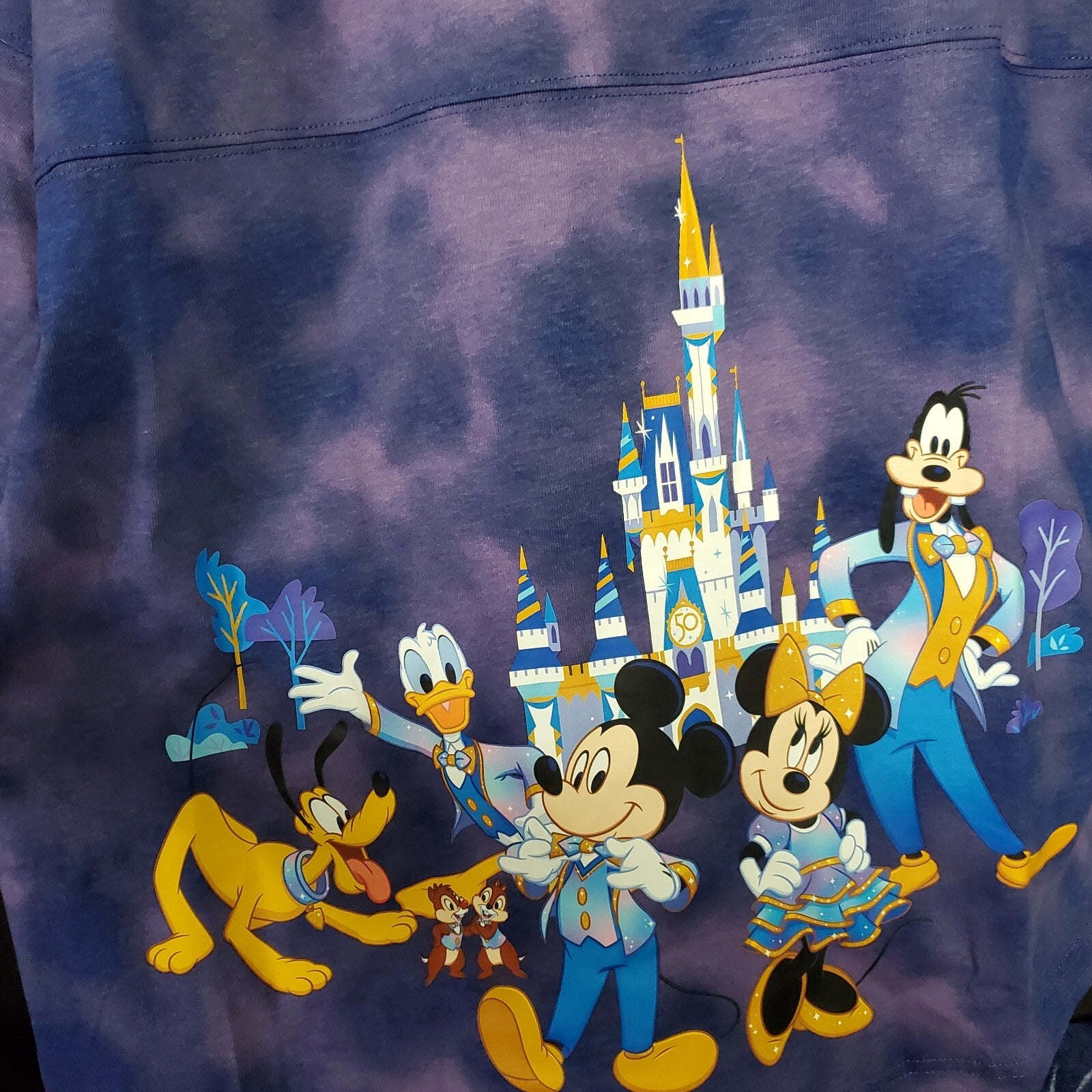 *Adult Medium* 2022 Walt Disney World 50th Anniversary Tie Dye Spirit Jersey NEW