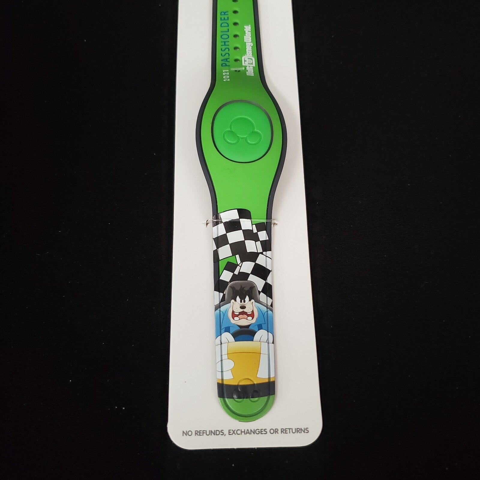 2021 Disney Tomorrowland Speedway Big Pete Annual Passholder Magic Band Green