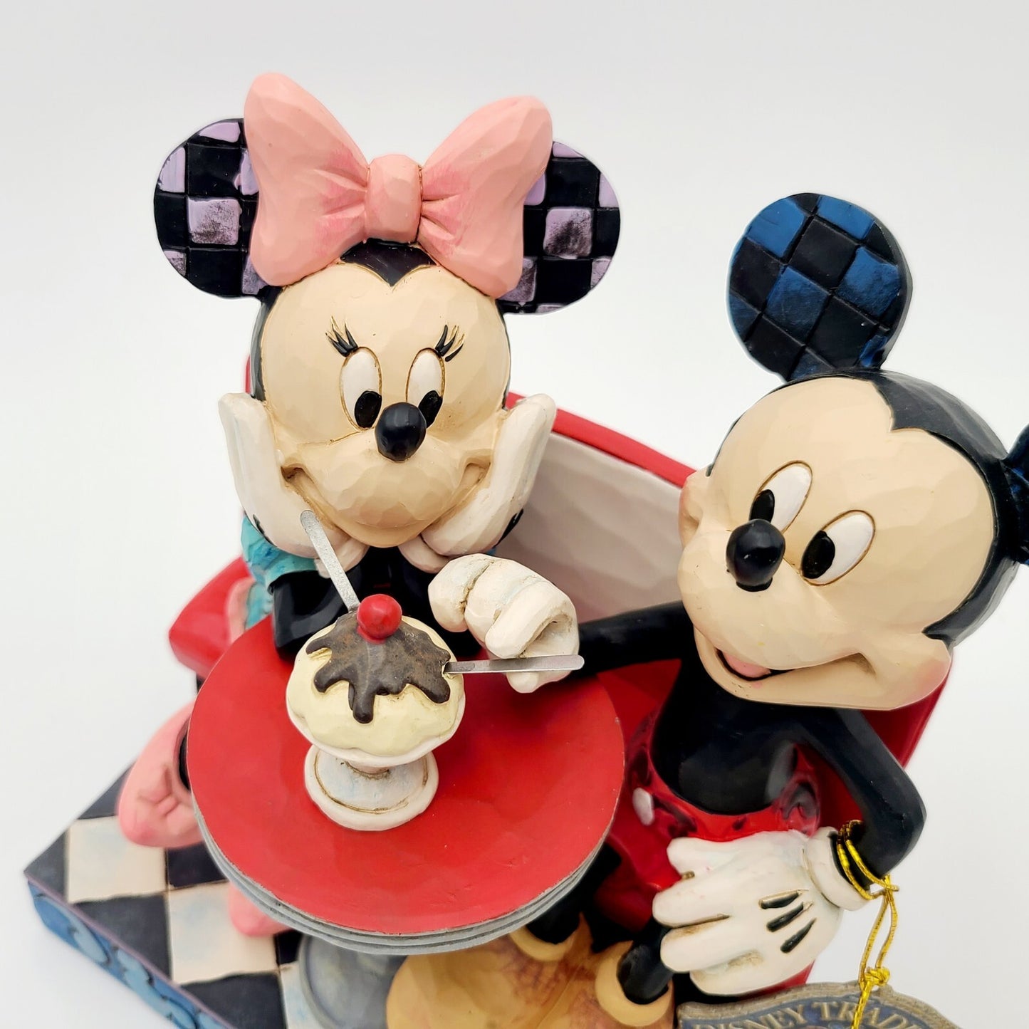 NEW Disney Park Traditions Jim Shore Mickey Minnie Mouse Soda Shop Love Flavors