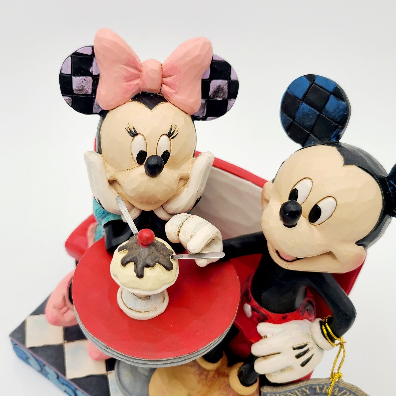 NEW Disney Park Traditions Jim Shore Mickey Minnie Mouse Soda Shop Love Flavors