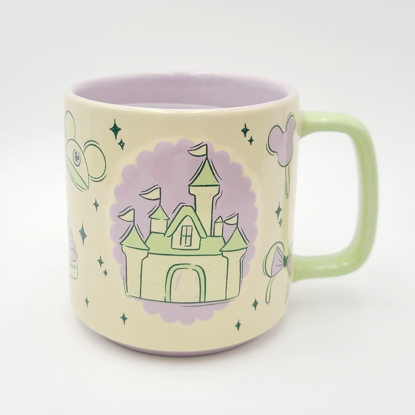 Disney Parks 2026 Starbucks Summertime Castle Lavender Matcha Ceramic Coffee Mug