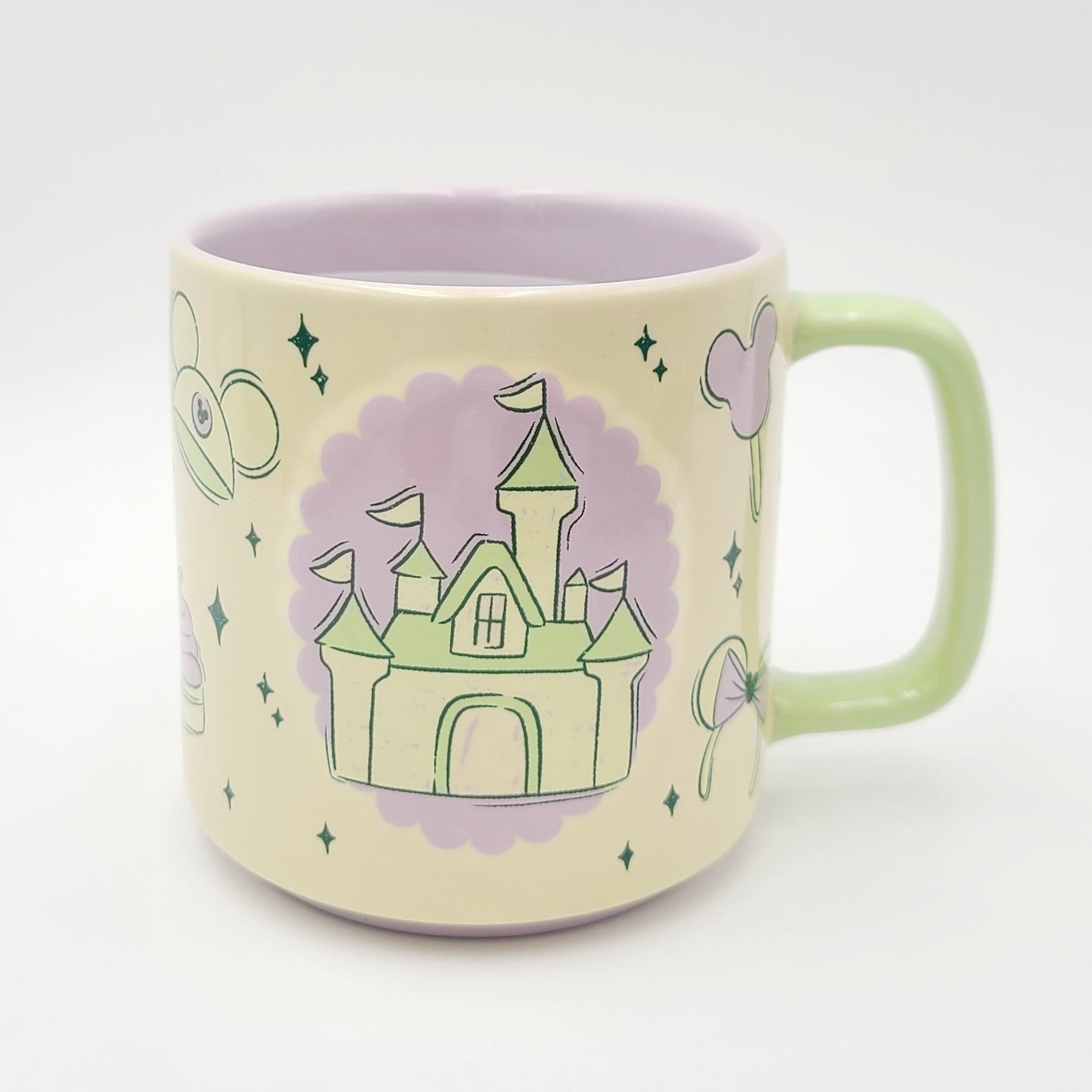 Disney Parks 2026 Starbucks Summertime Castle Lavender Matcha Ceramic Coffee Mug