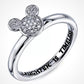SOLD OUT Disney Store Mickey Icon Diamond Ring Women Size 8 Laughter Is Timeless