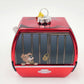 NEW Disney Parks Skyliner Pirates of the Caribbean Glass Red Christmas Ornament