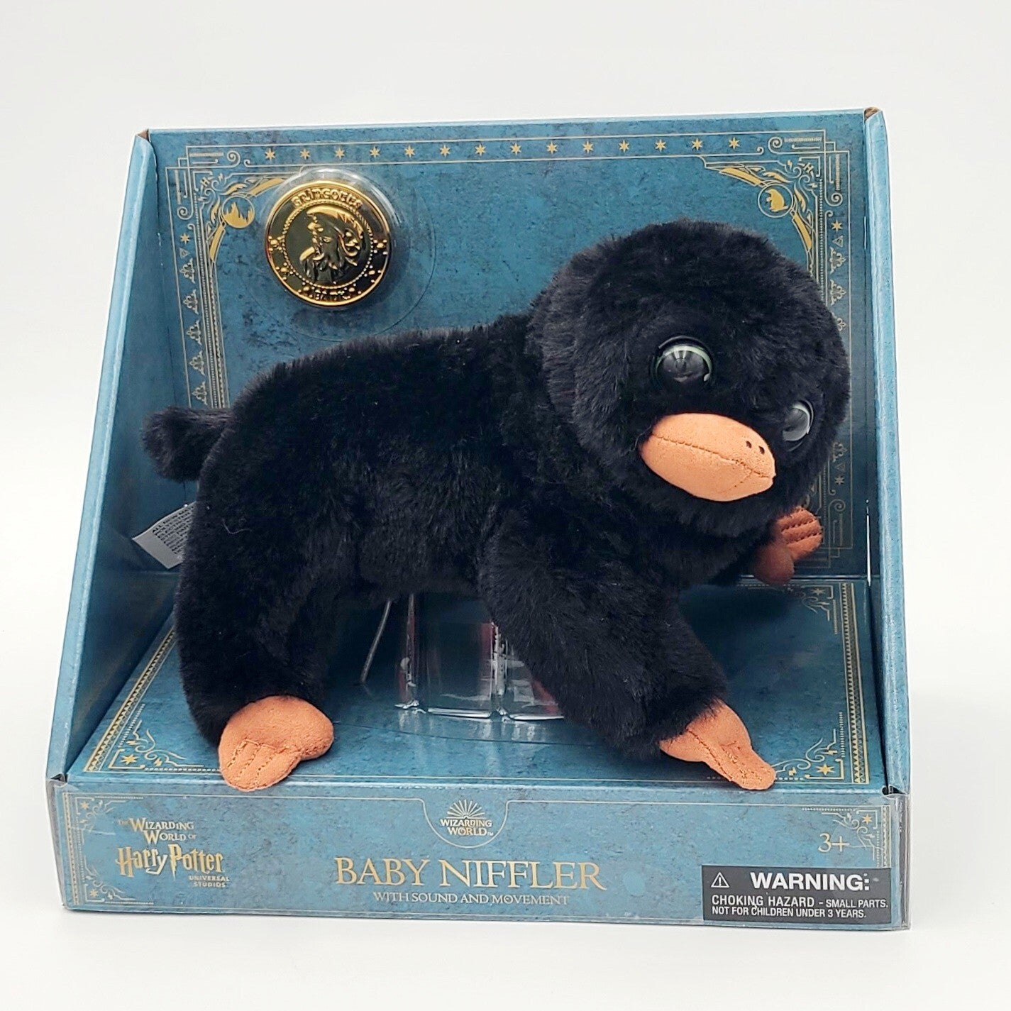 NEW Universal Studios Harry Potter Baby Niffler Shoulder Plush Sound & Movement