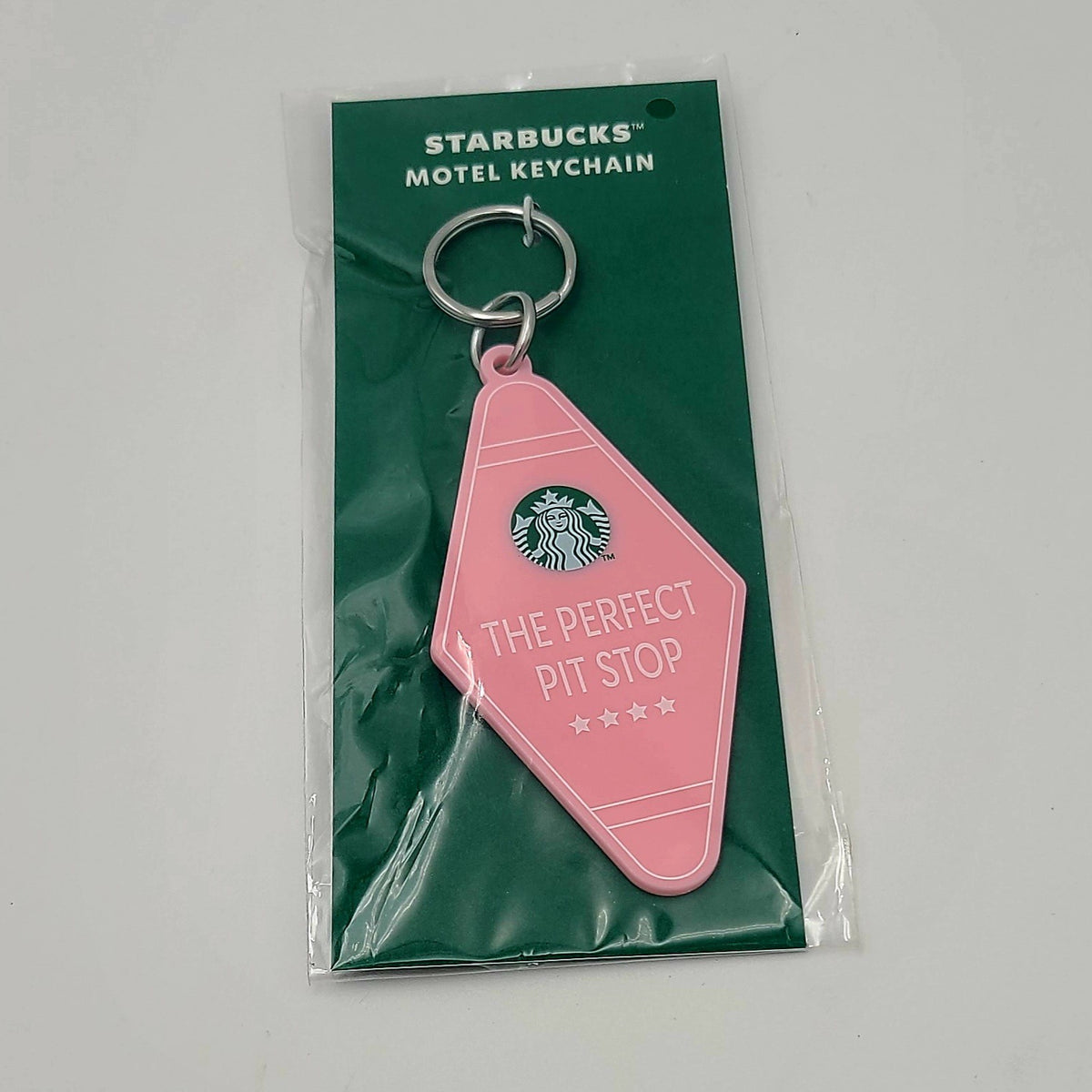 NEW Starbucks 2026 Road Trip THE PERFECT PIT STOP Motel Pink Keychain