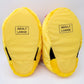 LARGE Disney Parks Minnie Mouse Yellow Slippers Red Sequin Bow Adult Women's NEW