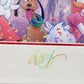 SIGNED Disney Parks Main Street Mickey & Friends William Silvers Print 18” X 14”