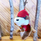 BUC-EE'S Beaver Plush Keychain Gas Station Mini Zipper Pull 3.5" Backpack Clip