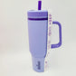 Wawa Tumbler Mug w/Handle & Straw 32 Oz ICED BEVERAGE Sunny Sipper Cup Purple