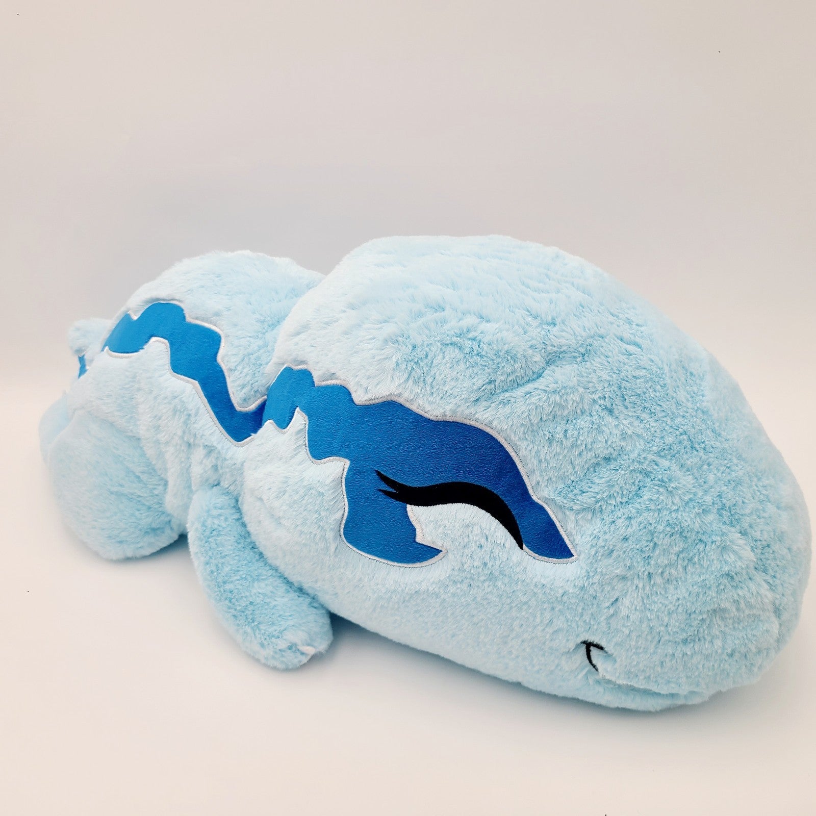 Universal Studios Jurassic Park World Dinosaur Blue Velociraptor Sleeping Plush