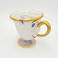 *CHIP Mug* Walt Disney World Parks Beauty & the Beast Tea Cup Ceramic Coffee NEW