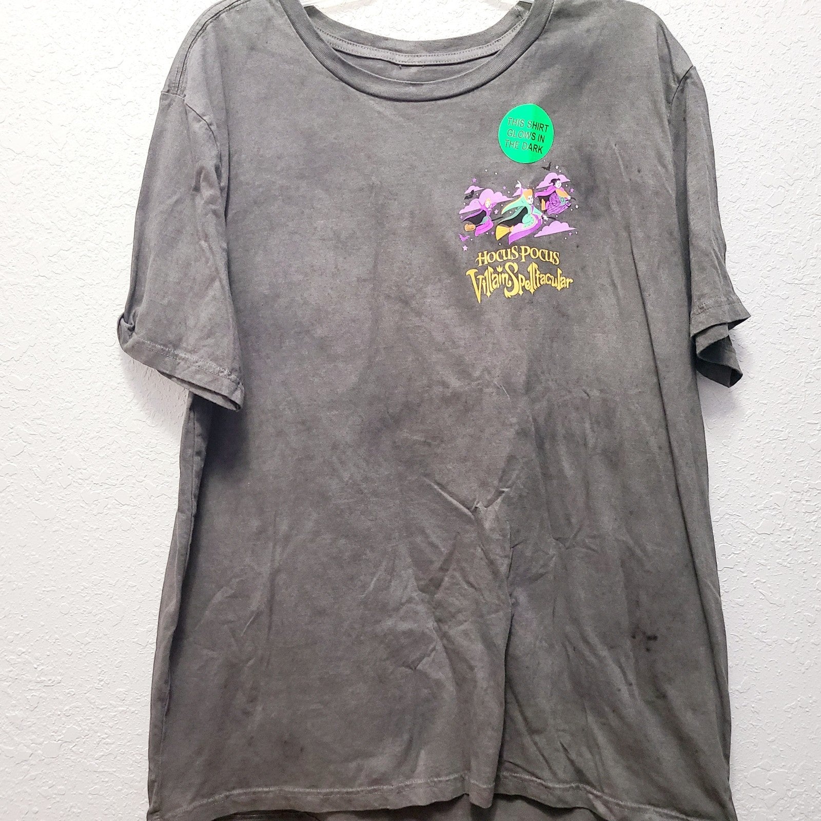 LARGE 2025 Disney Parks Hocus Pocus Not Scary Halloween party MNSSHP GITD Shirt