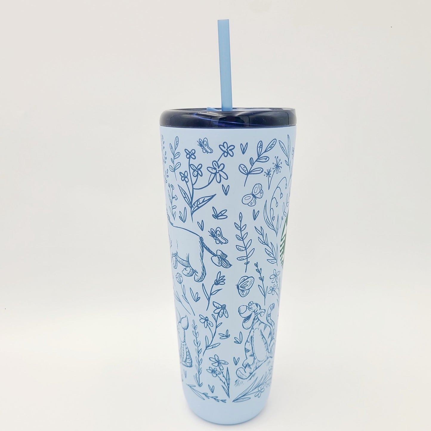 2026 Disney World Parks WDW Starbucks Winnie The Pooh BLUE Tumbler Tigger Eeyore