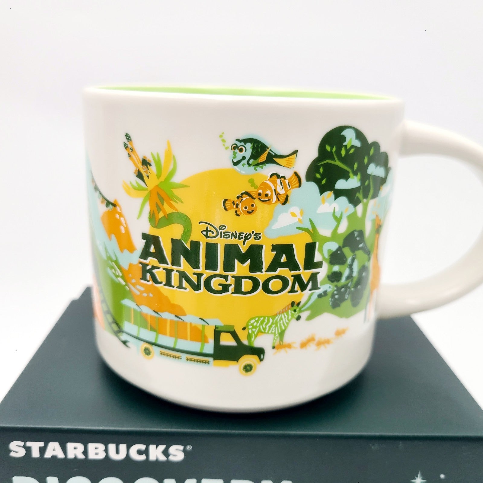 *14 oz Mug SET* Disney Parks Starbucks Discovery Series Epcot Magic HS Animal