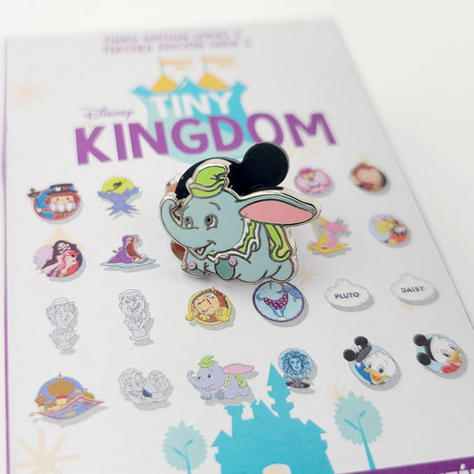 Tiny Kingdom 3rd Edition Dumbo Green Hat Disney Parks Pin Limit Release Series 3