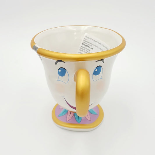 *CHIP Mug* Walt Disney World Parks Beauty & the Beast Tea Cup Ceramic Coffee NEW